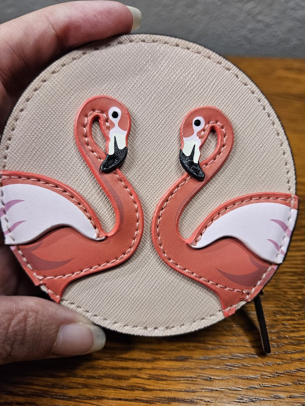 Kate Spade By The Pool Flamingo Polly Coin Purse - Picture 6 of 6